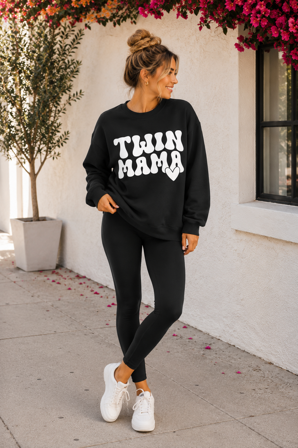 Twin Mama Crewneck Sweatshirt