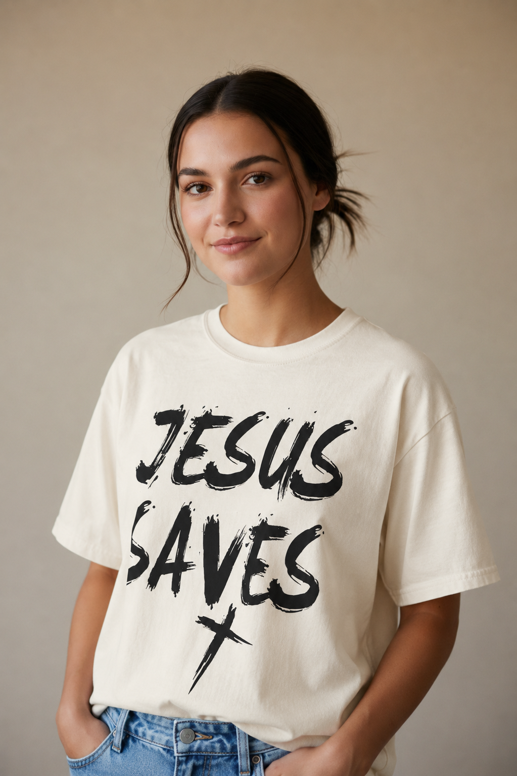 Jesus Saves Graphic Tee
