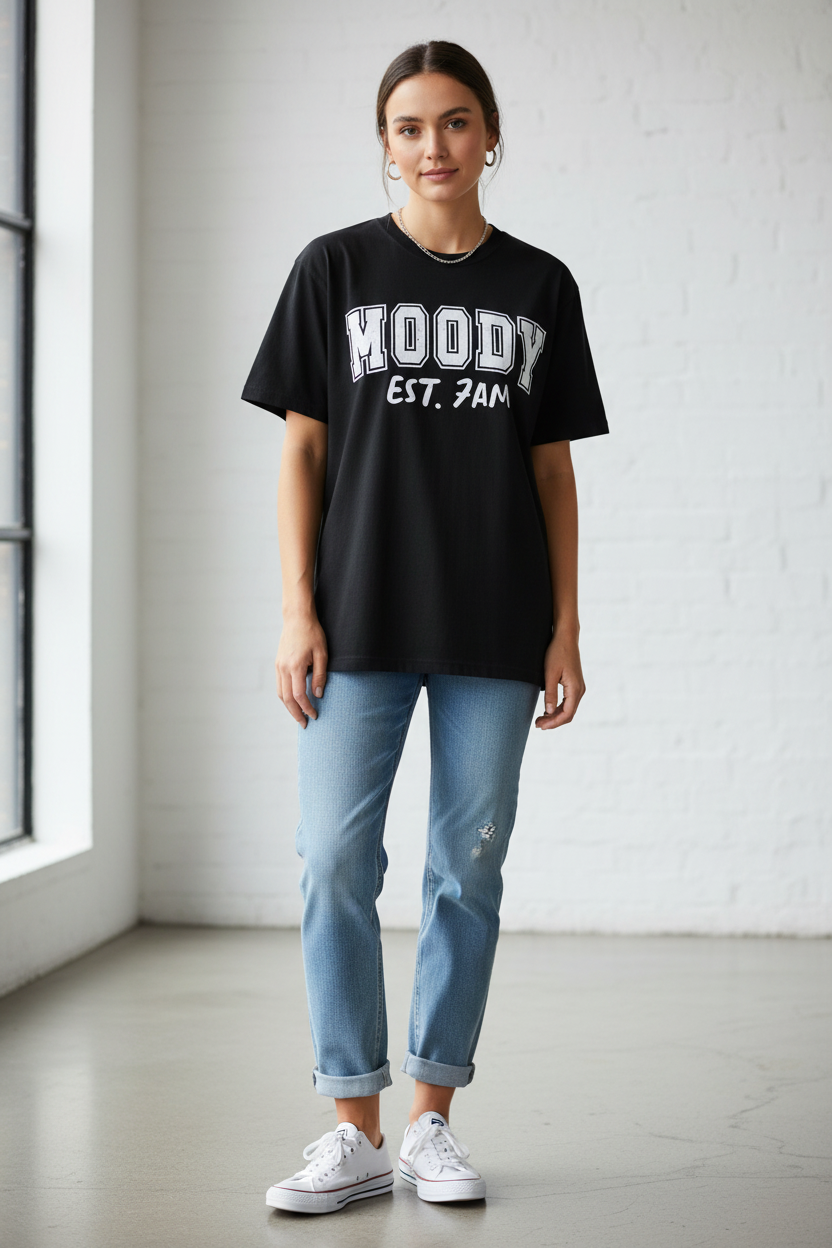 Moody Est. 7AM Graphic Tee