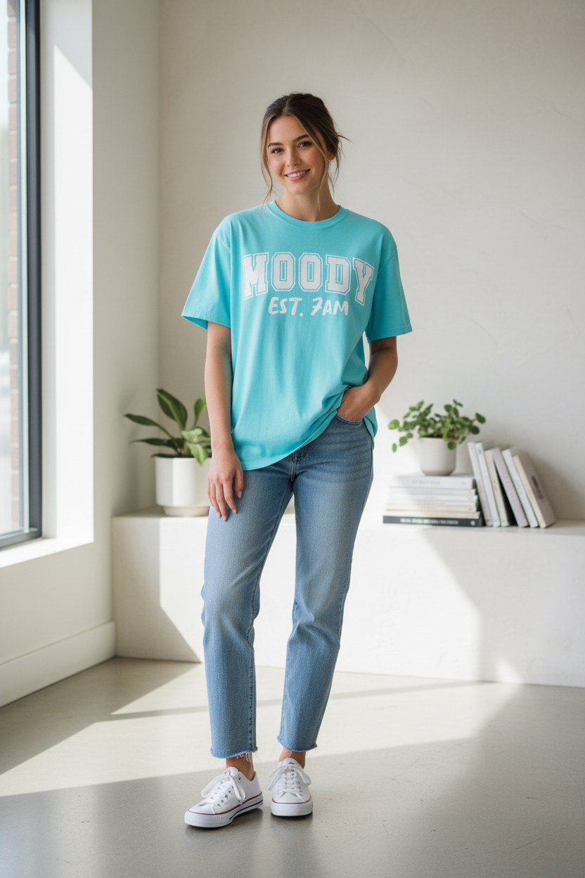 Moody Est. 7AM Graphic Tee