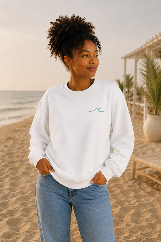 The Beach Is My Therapy Crewneck Sweatshirt