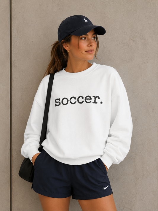 Soccer. Crewneck Sweatshirt
