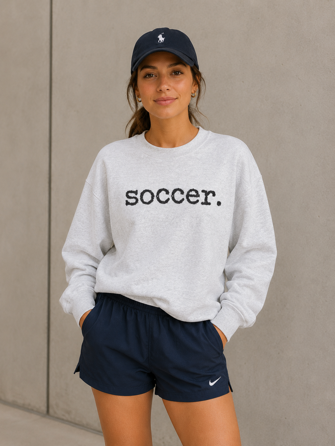 Soccer. Crewneck Sweatshirt