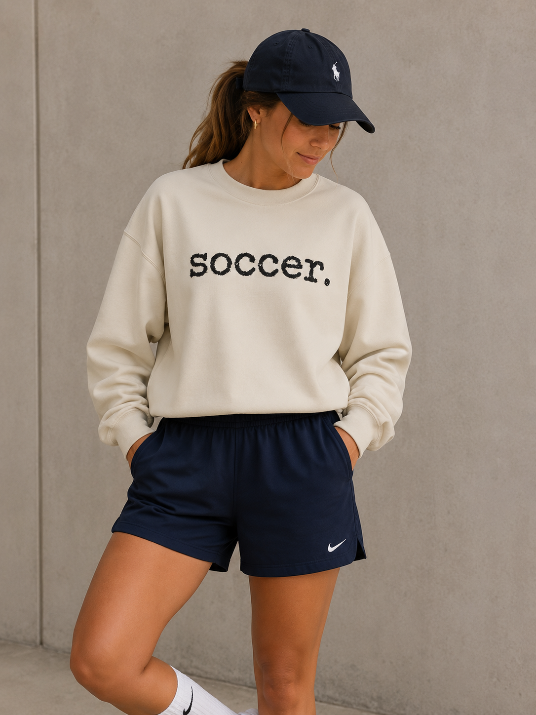 Soccer. Crewneck Sweatshirt