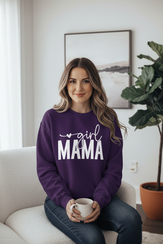 Girl Mama Crewneck Sweatshirt