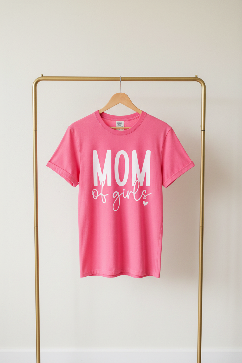 Mom of Girls Graphic Tee