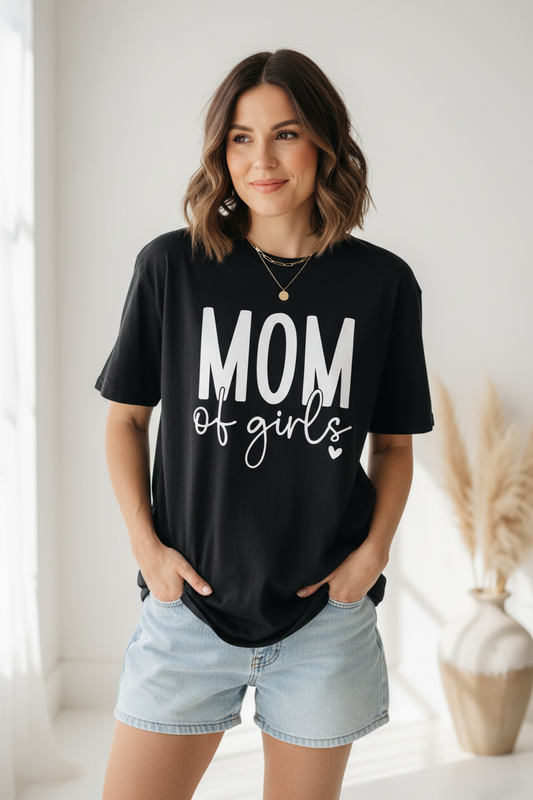 Mom of Girls Graphic Tee