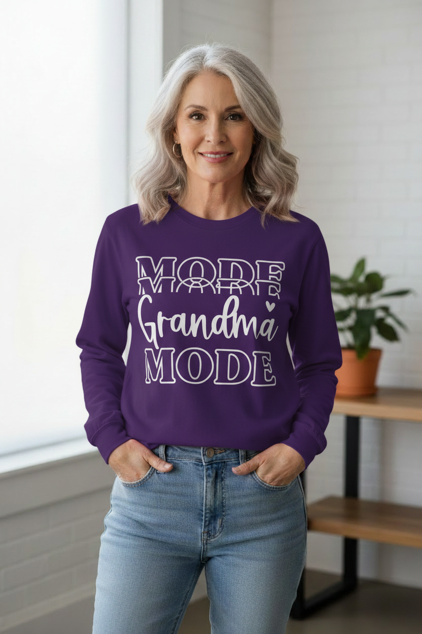 Grandma Mode Crewneck Sweatshirt