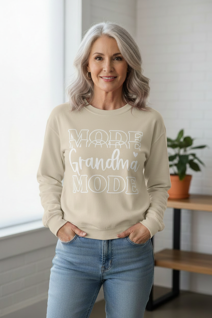 Grandma Mode Crewneck Sweatshirt