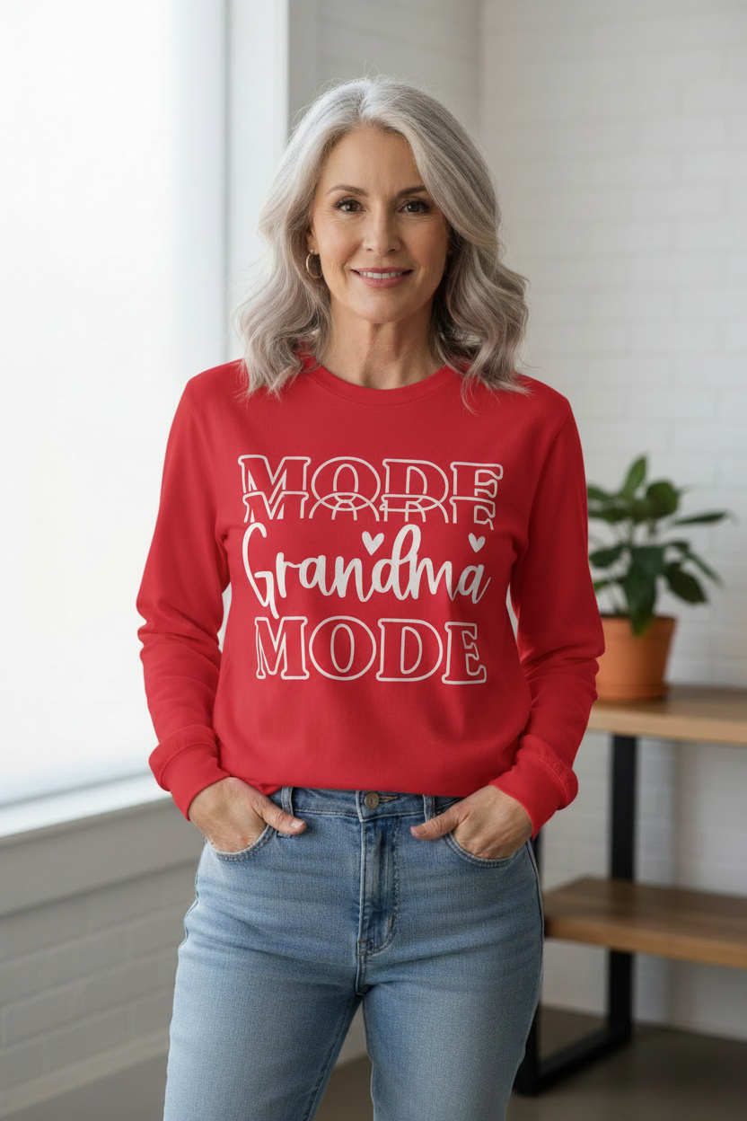 Grandma Mode Crewneck Sweatshirt