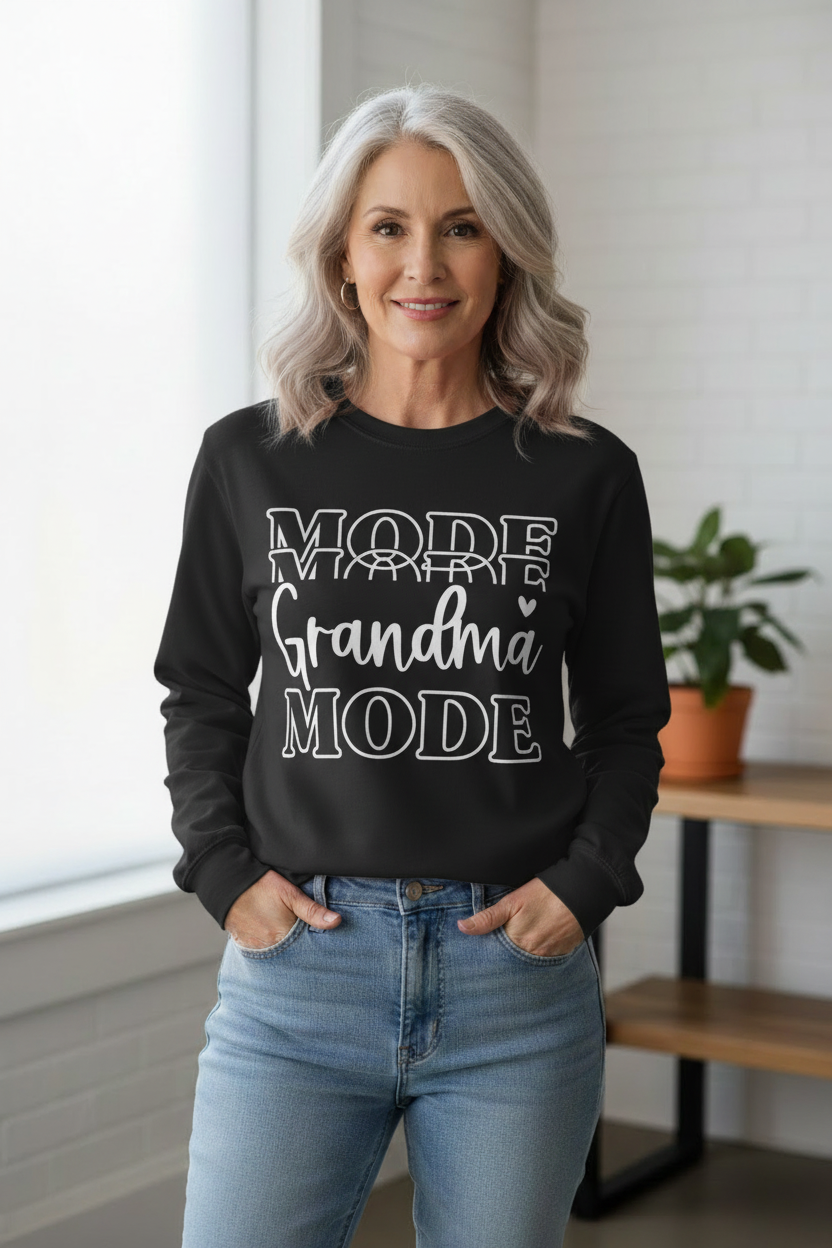 Grandma Mode Crewneck Sweatshirt