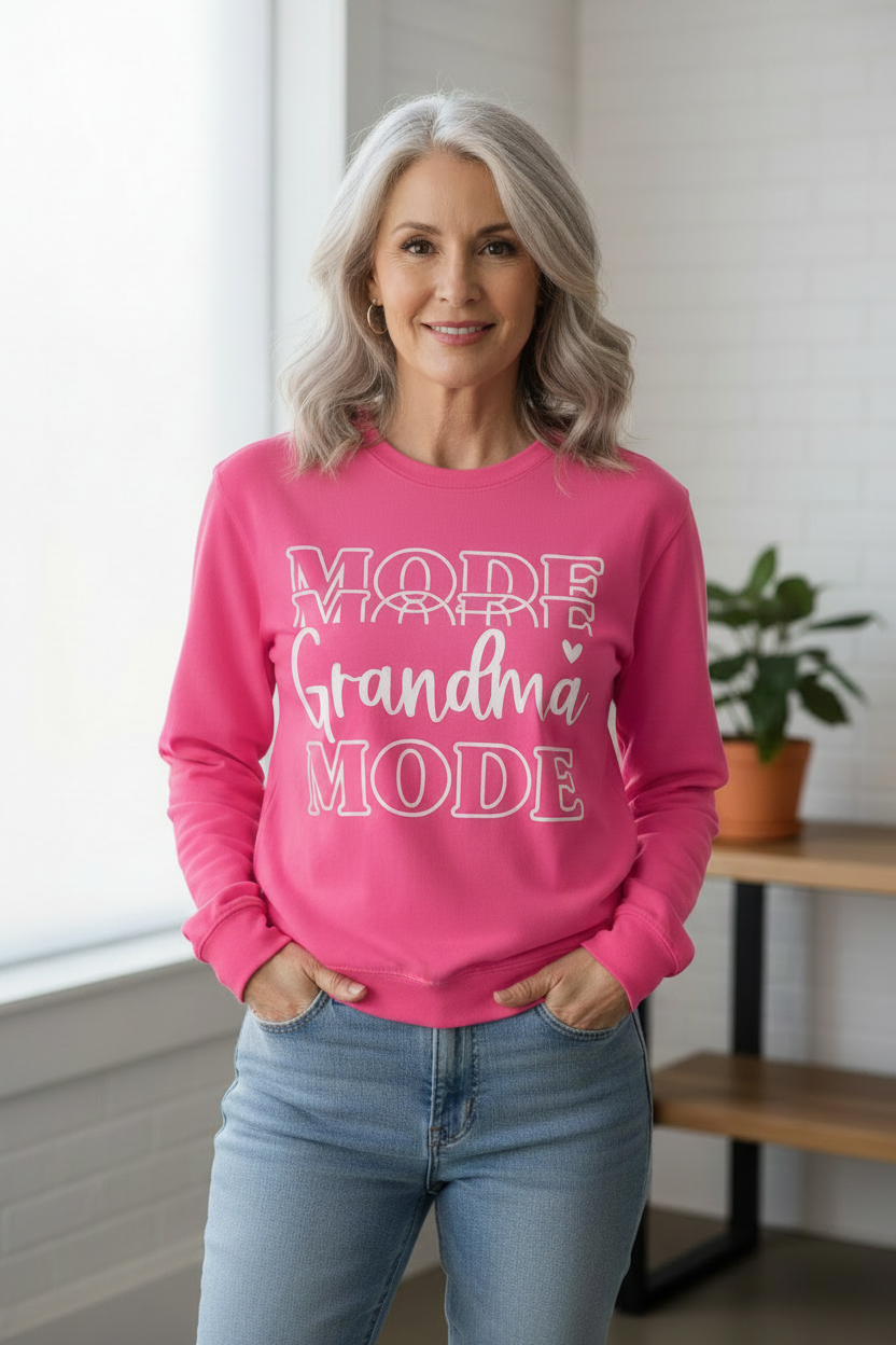 Grandma Mode Crewneck Sweatshirt