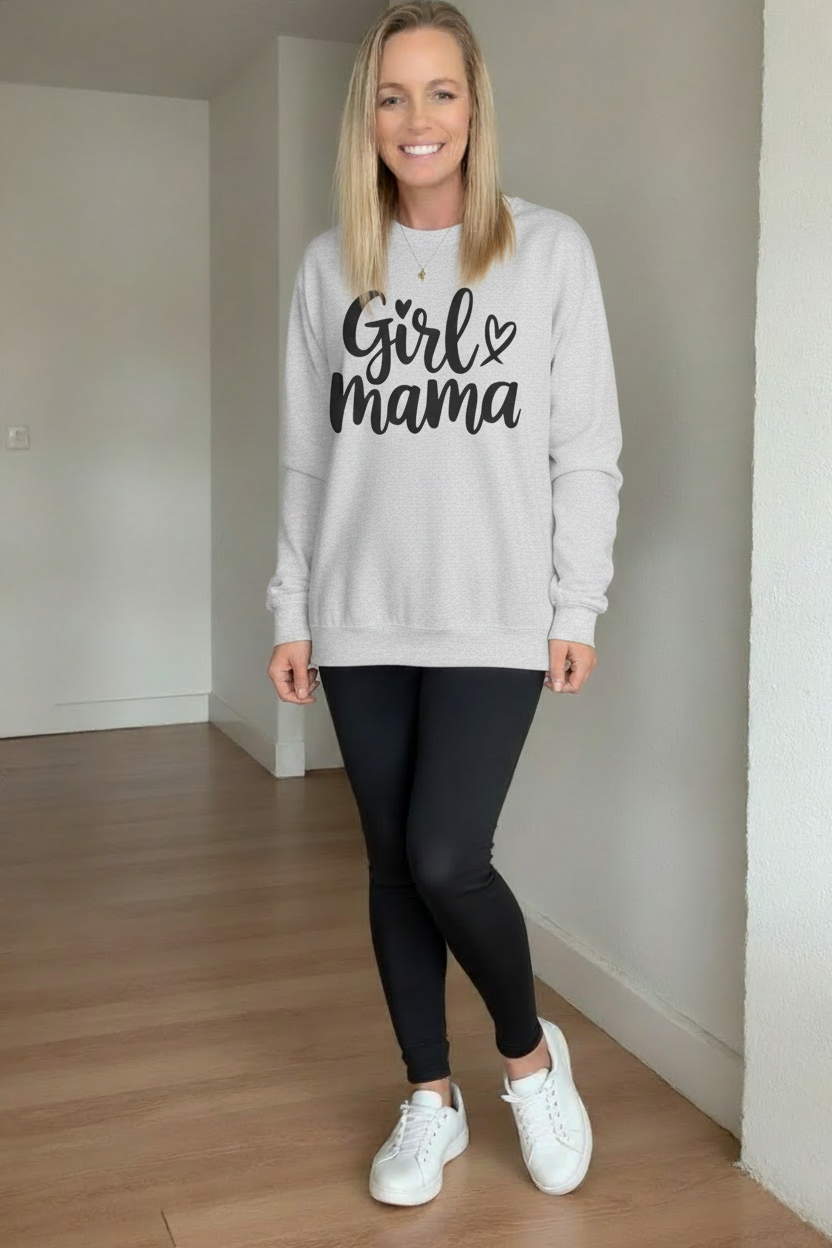 Girl Mama Crewneck Sweatshirt