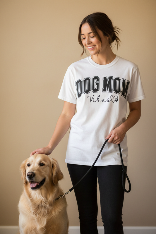Dog Mom Vibes Graphic Tee