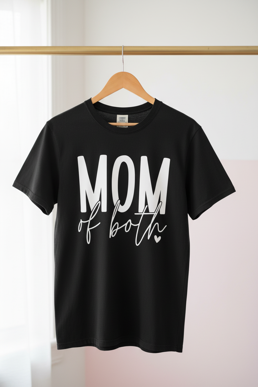 Mom of Both Graphic Tee