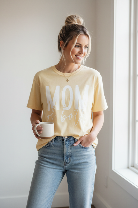 Mom of Both Graphic Tee