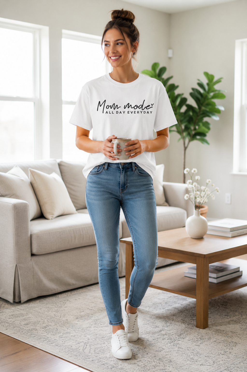 Mom Mode: All Day Every Day Graphic Tee