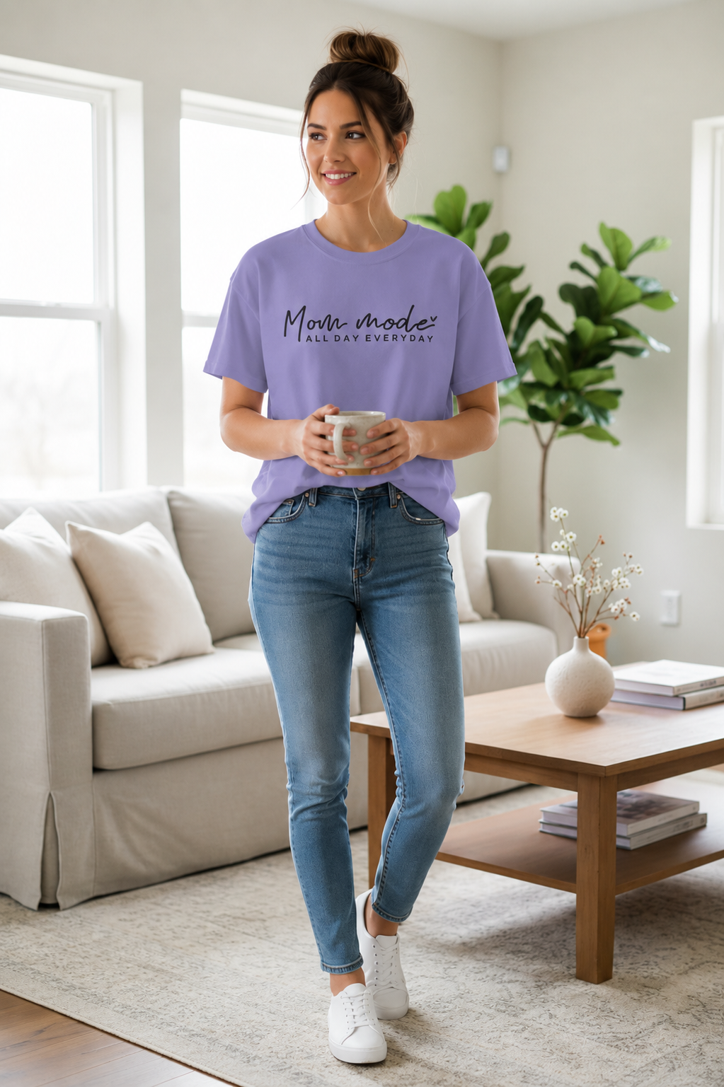 Mom Mode: All Day Every Day Graphic Tee