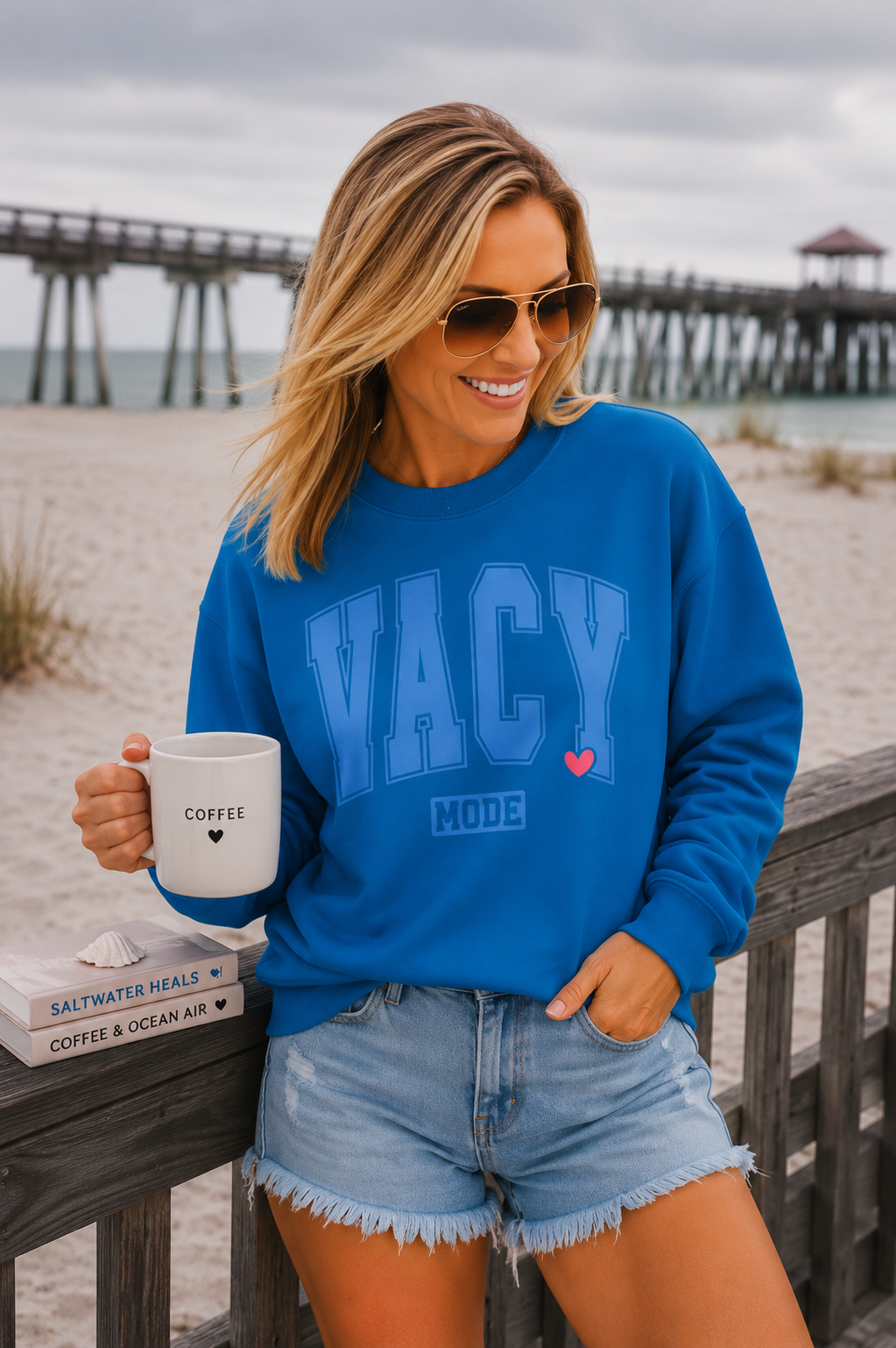 Vacay Mode Crewneck Sweatshirt
