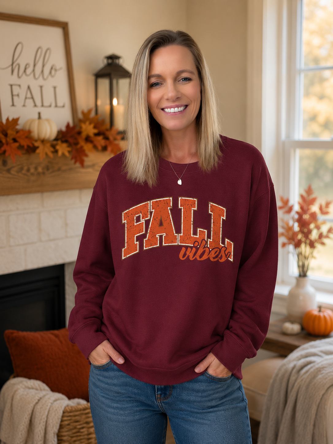 Fall Vibes Crewneck Sweatshirt