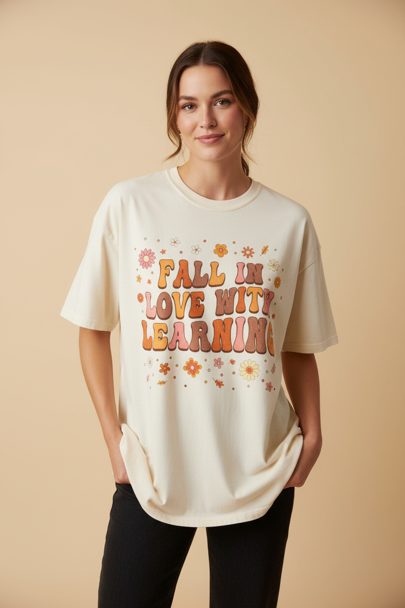 Fall in Love with Learning Graphic Tee