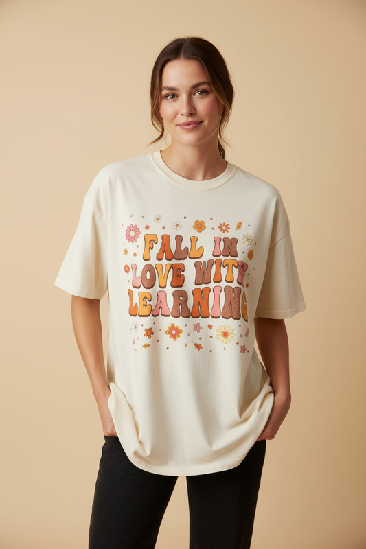 Fall in Love with Learning Graphic Tee