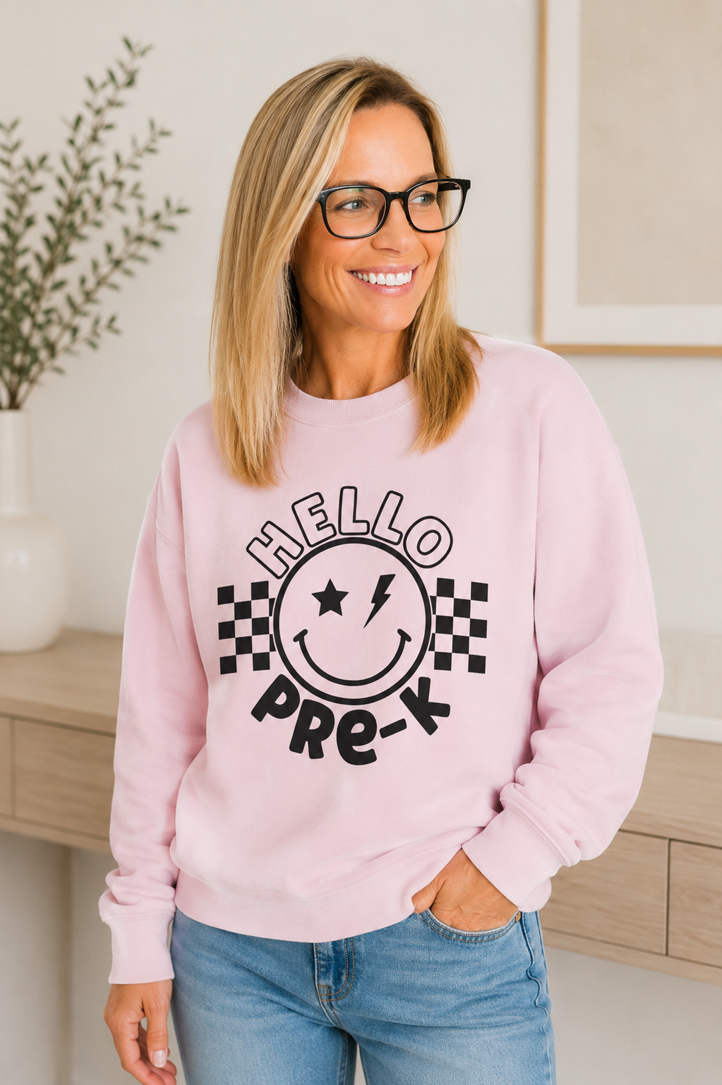 Hello Pre-K Crewneck Sweatshirt