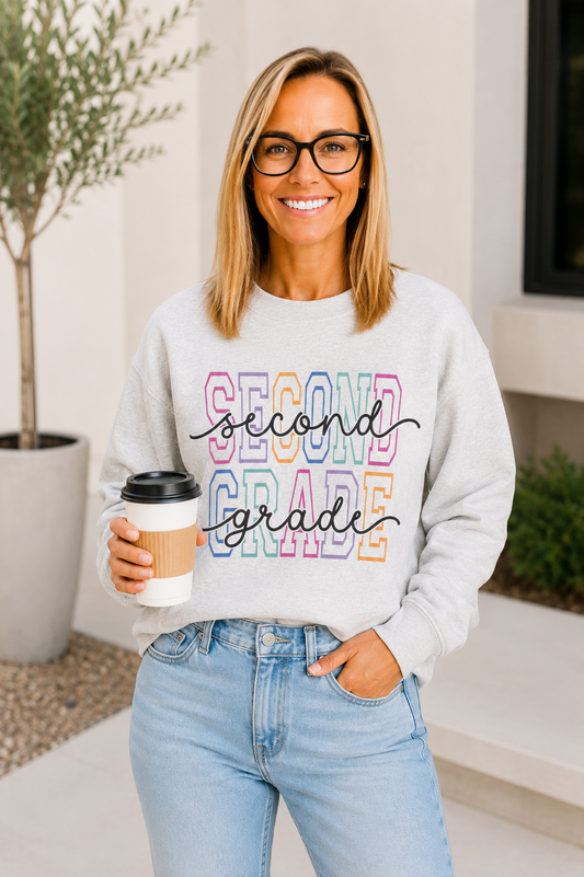 Second Grade Crewneck Sweatshirt