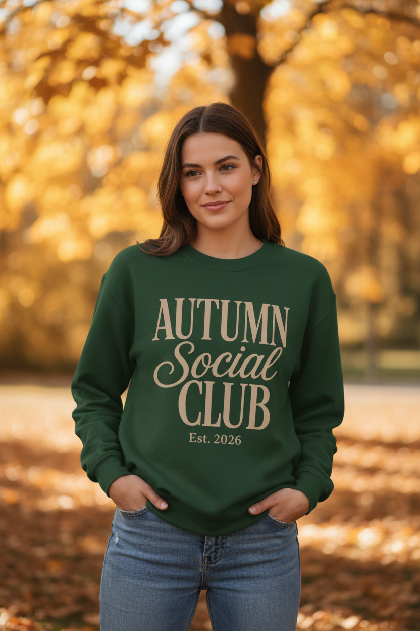 Autumn Social Club Crewneck Sweatshirt