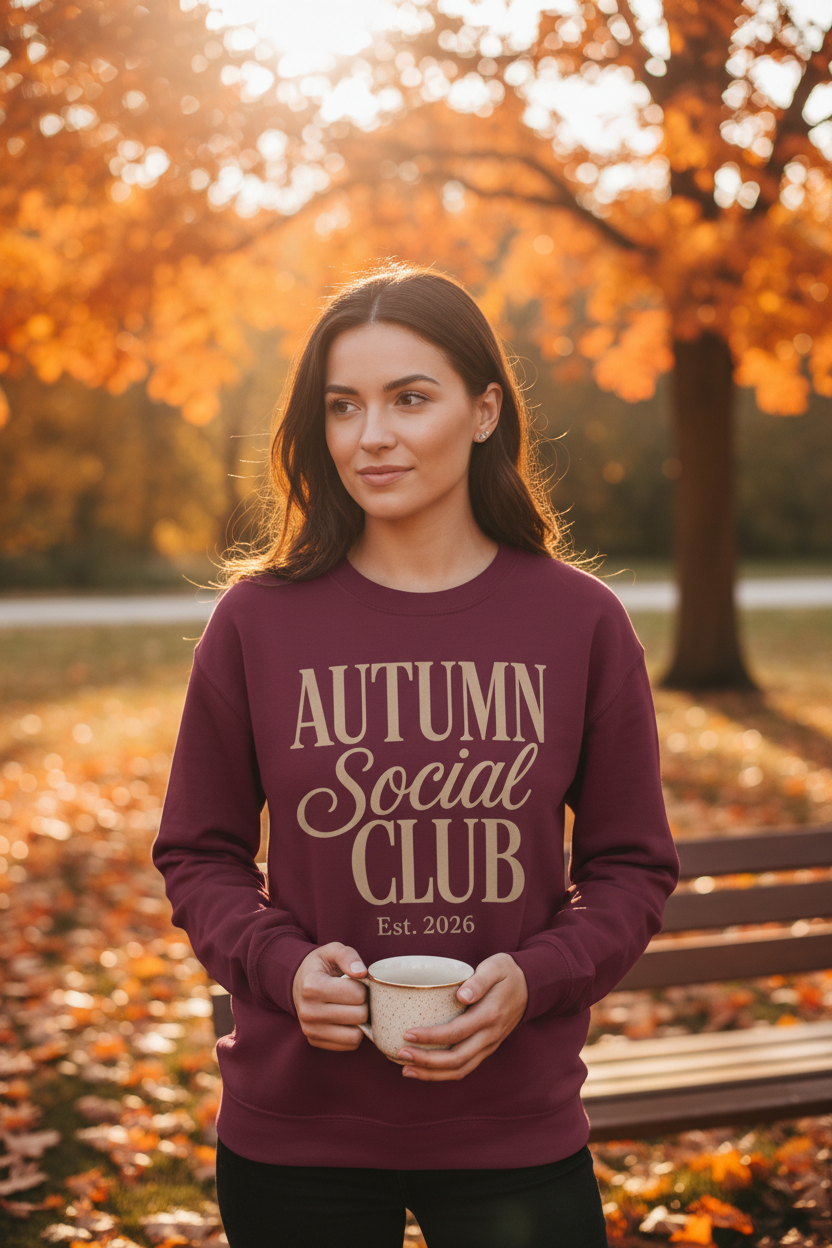 Autumn Social Club Crewneck Sweatshirt