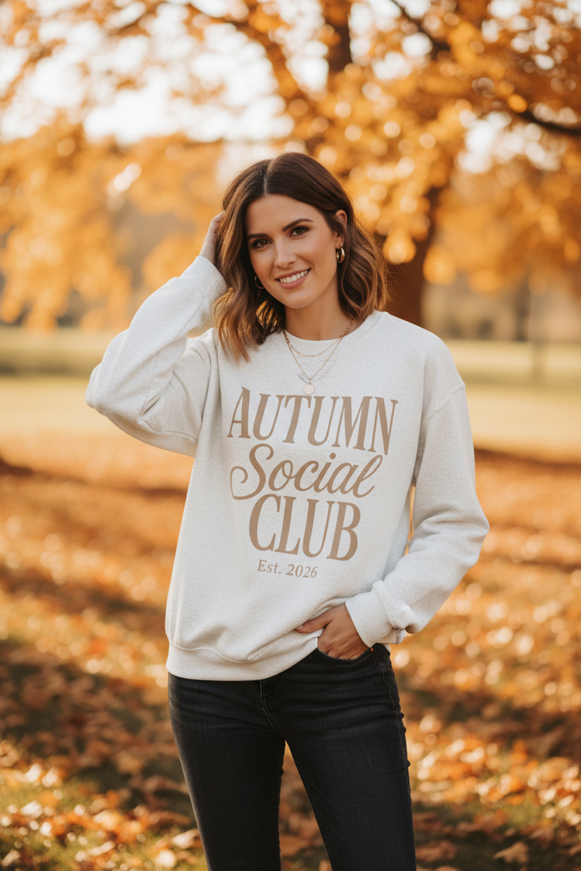Autumn Social Club Crewneck Sweatshirt