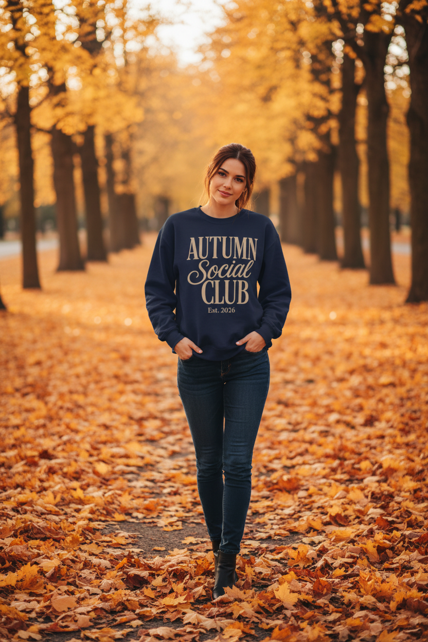 Autumn Social Club Crewneck Sweatshirt