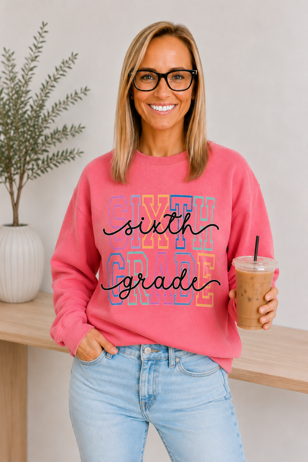 Sixth Grade Crewneck Sweatshirt