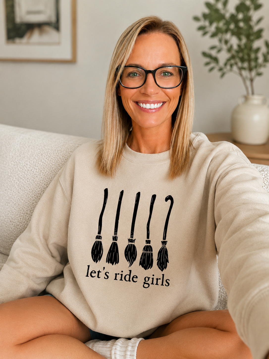 Let's Ride Crewneck Sweatshirt