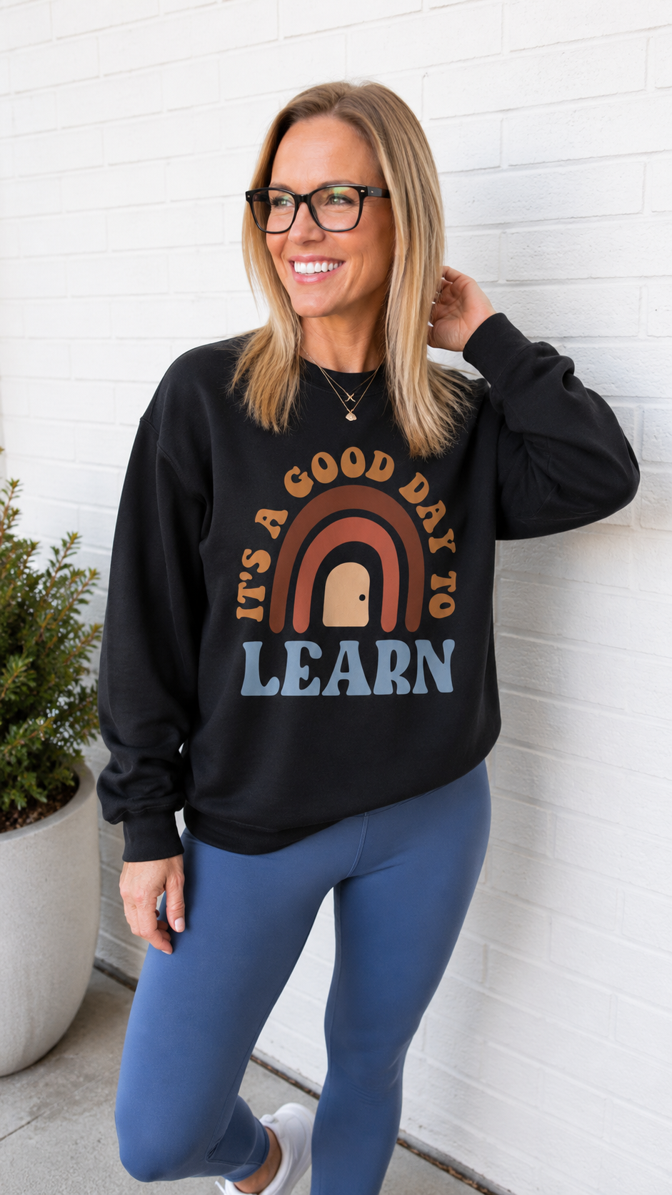 It's a Good Day to Learn Crewneck Sweatshirt