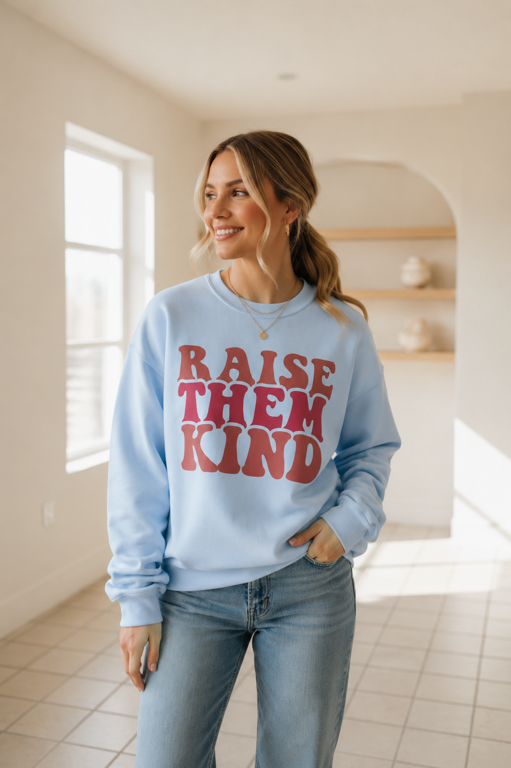 Raise Them Kind Crewneck Sweatshirt