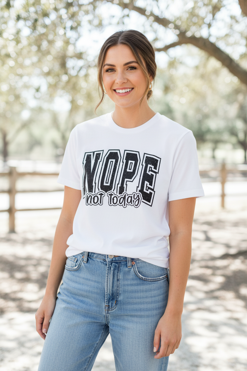 Nope Not Today Graphic Tee
