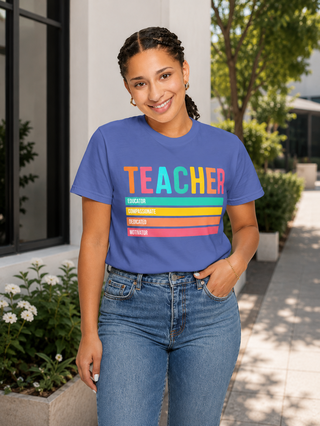 Bright & Inspiring Teacher Graphic Tee