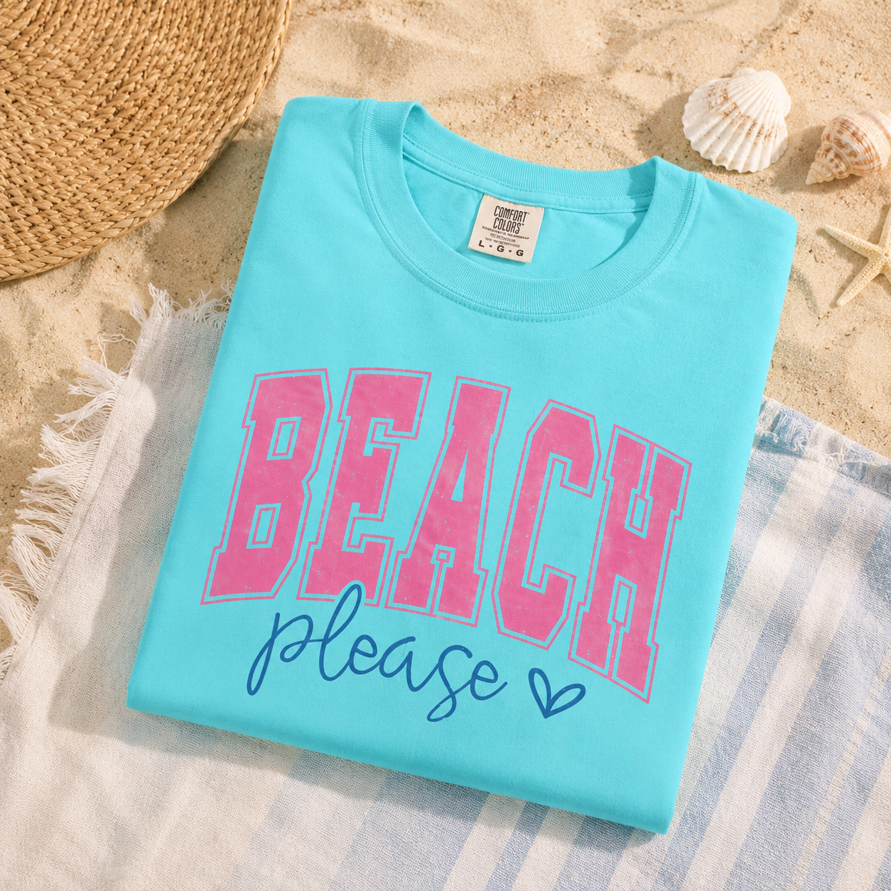 Beach Please Graphic Tee