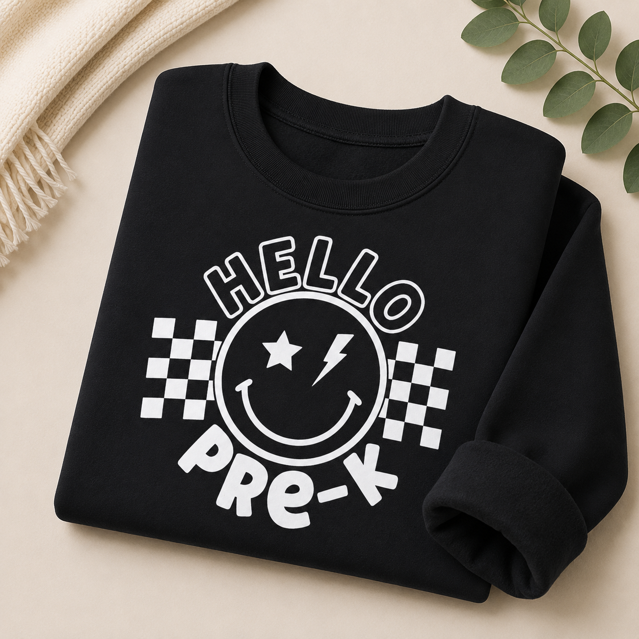 Hello Pre-K Crewneck Sweatshirt