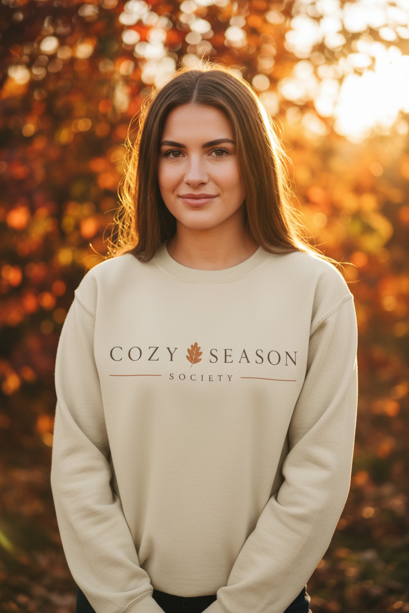 Cozy Season Society Crewneck Sweatshirt