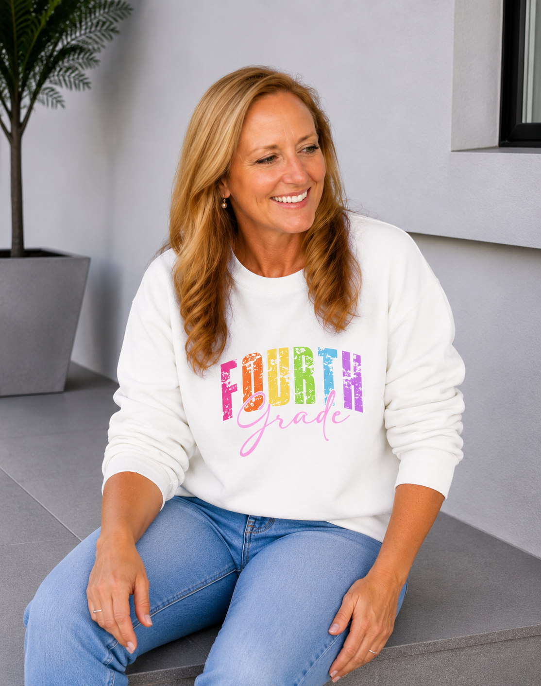 Fourth Grade Crewneck Sweatshirt