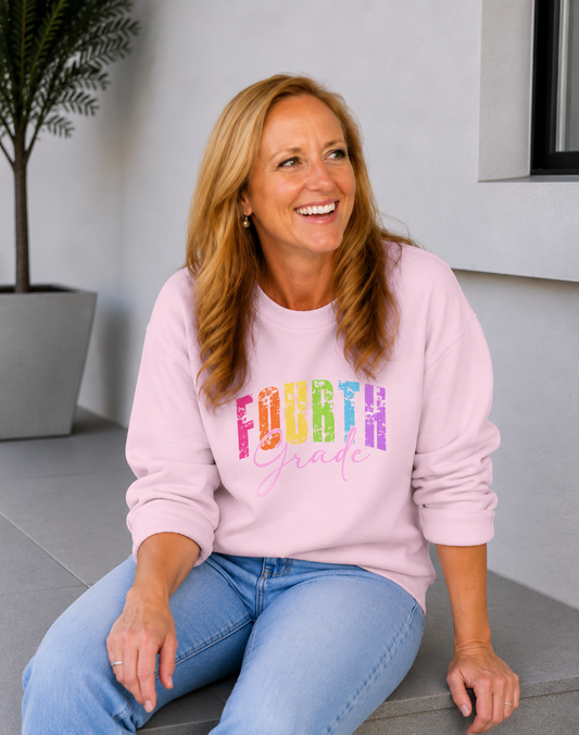 Fourth Grade Crewneck Sweatshirt