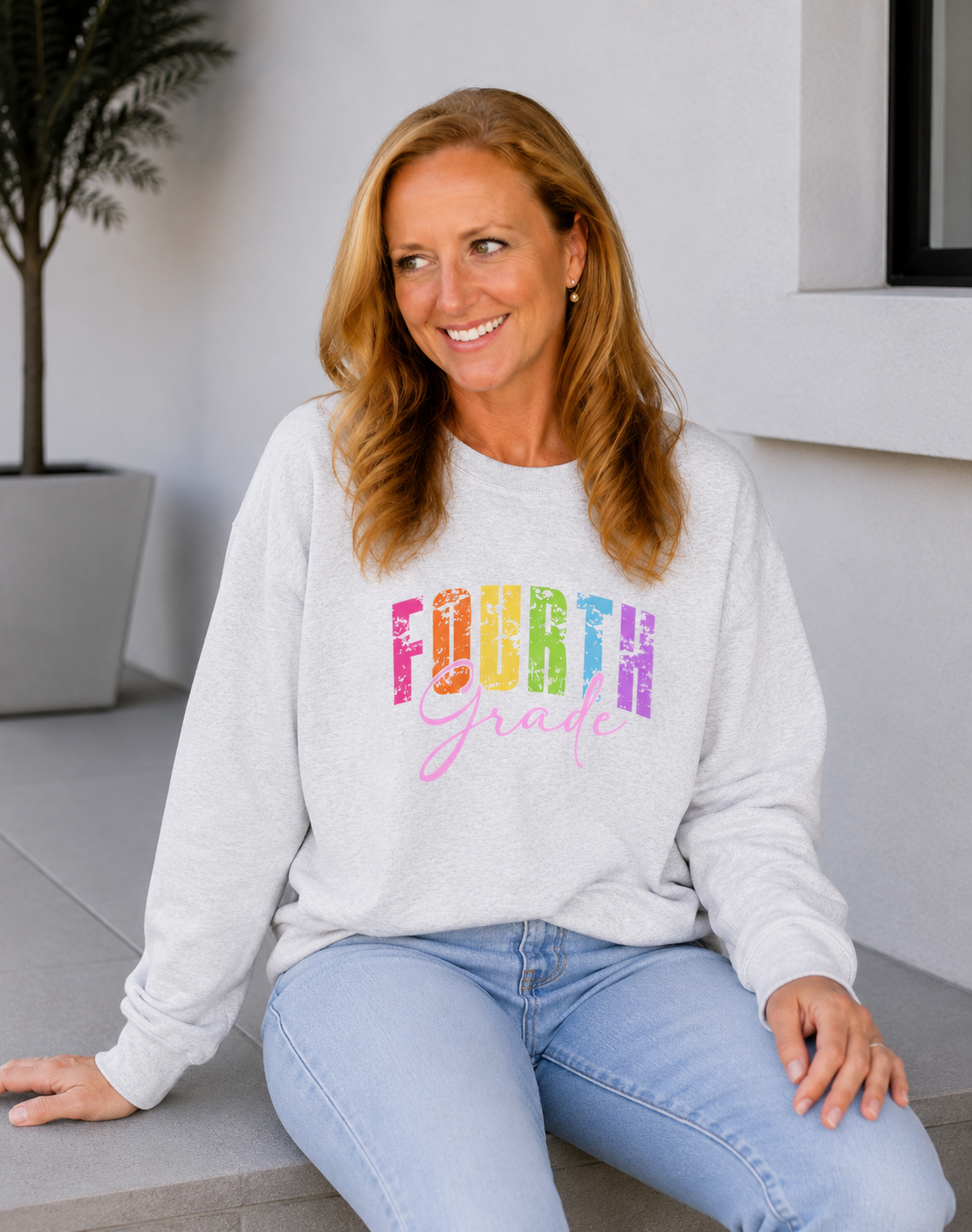 Fourth Grade Crewneck Sweatshirt