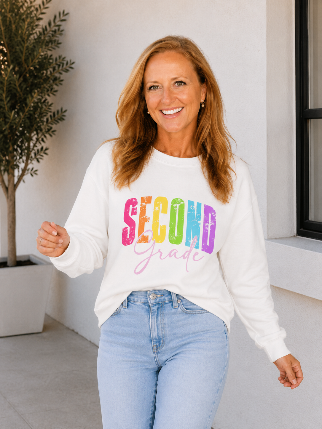 Second Grade Crewneck Sweatshirt