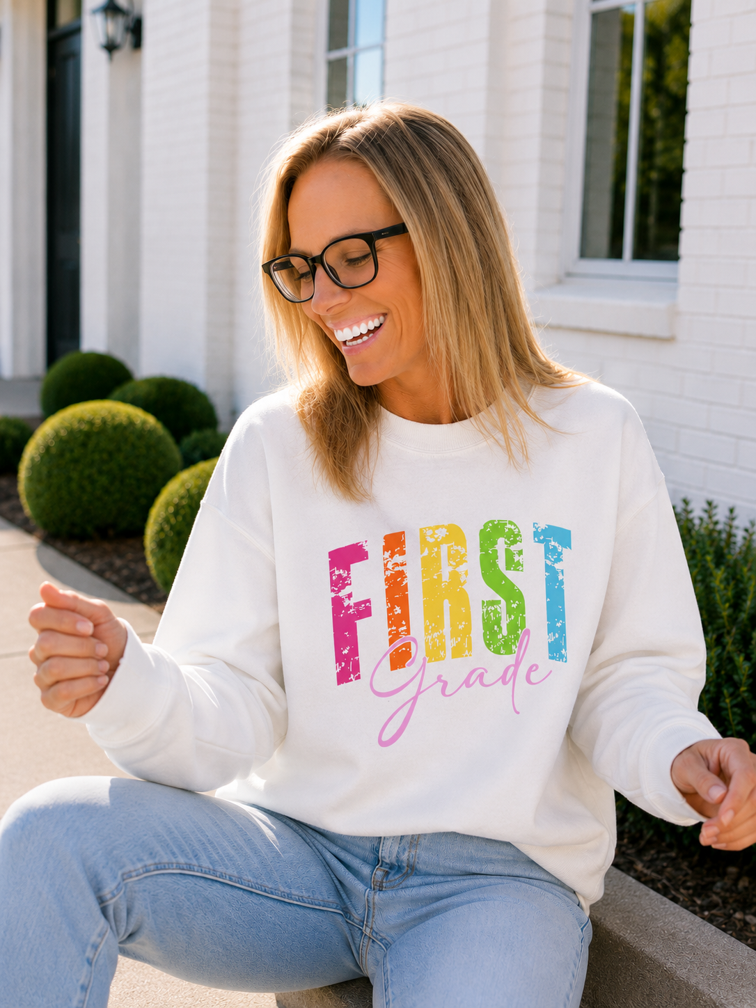 First Grade Crewneck Sweatshirt