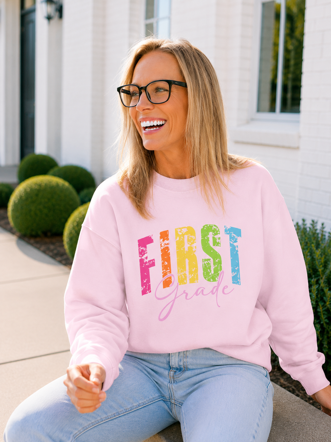 First Grade Crewneck Sweatshirt