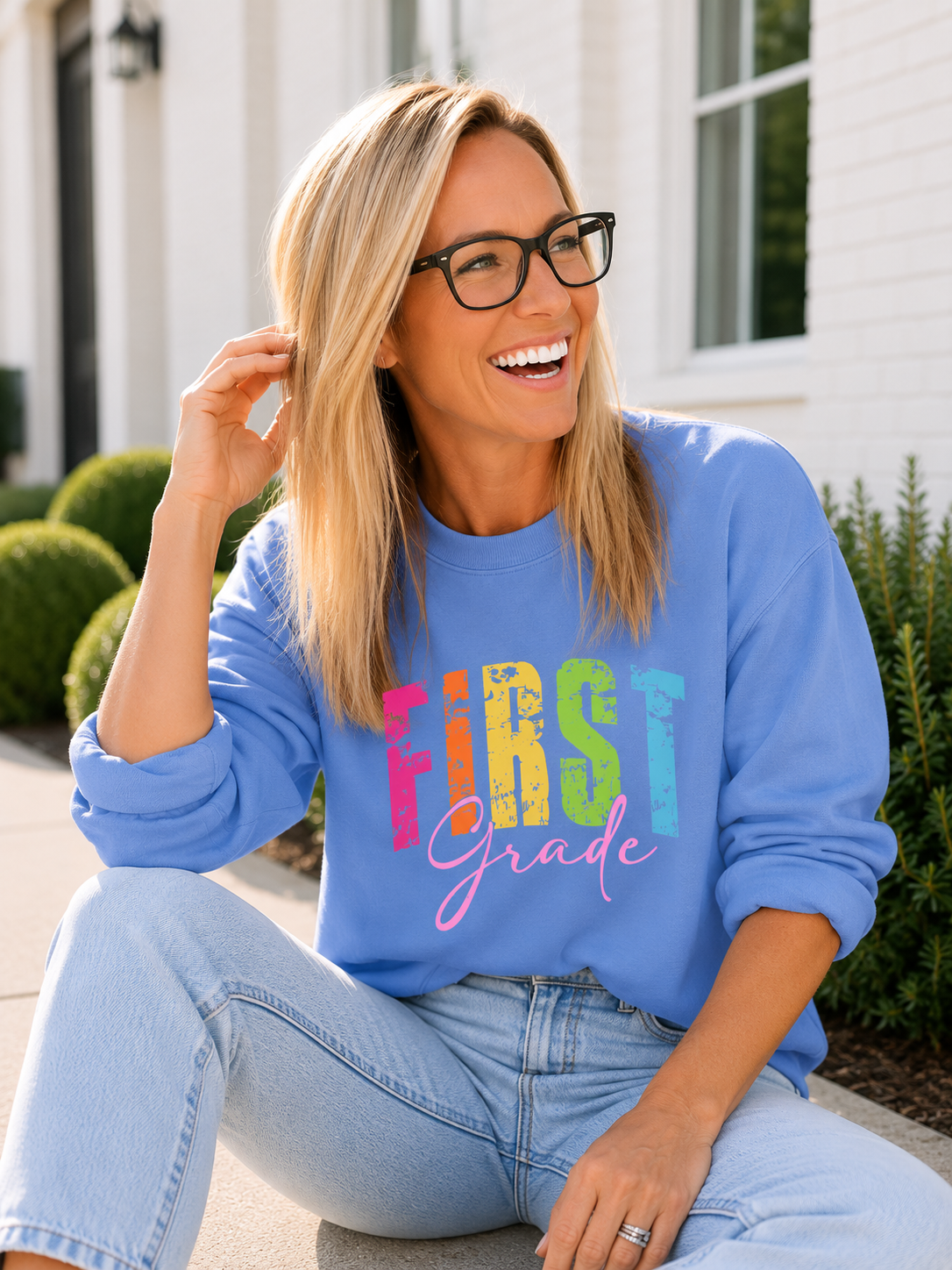 First Grade Crewneck Sweatshirt