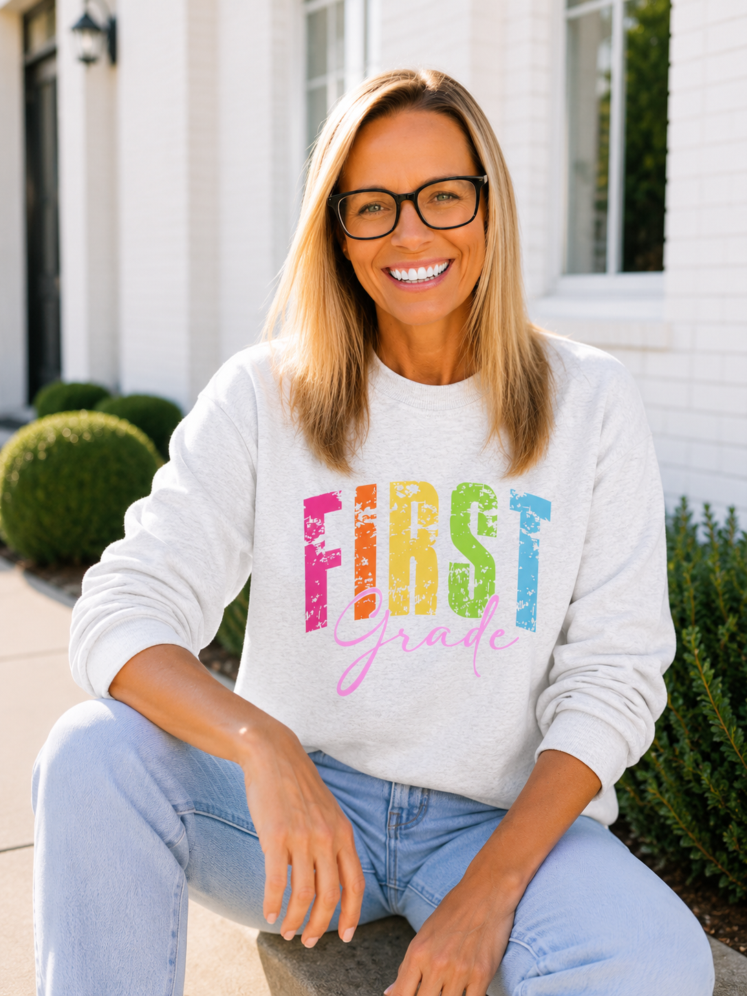 First Grade Crewneck Sweatshirt
