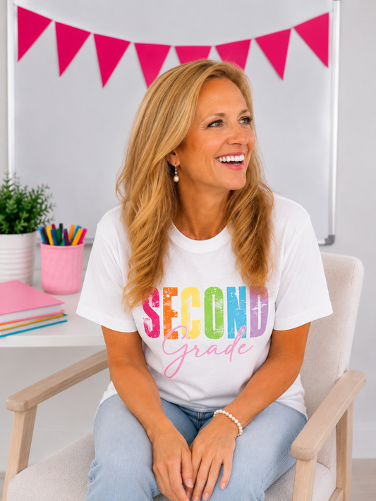 Second Grade Colorful Tee